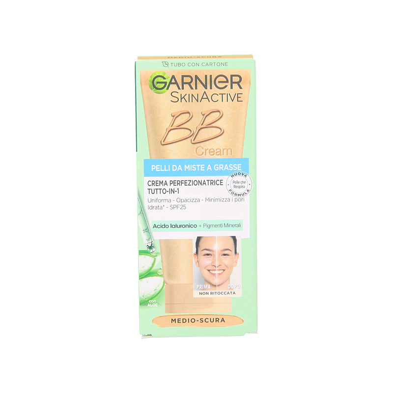 GARNIER SkinActive - bb cream garnier per pelli da miste a grasse medio-scura