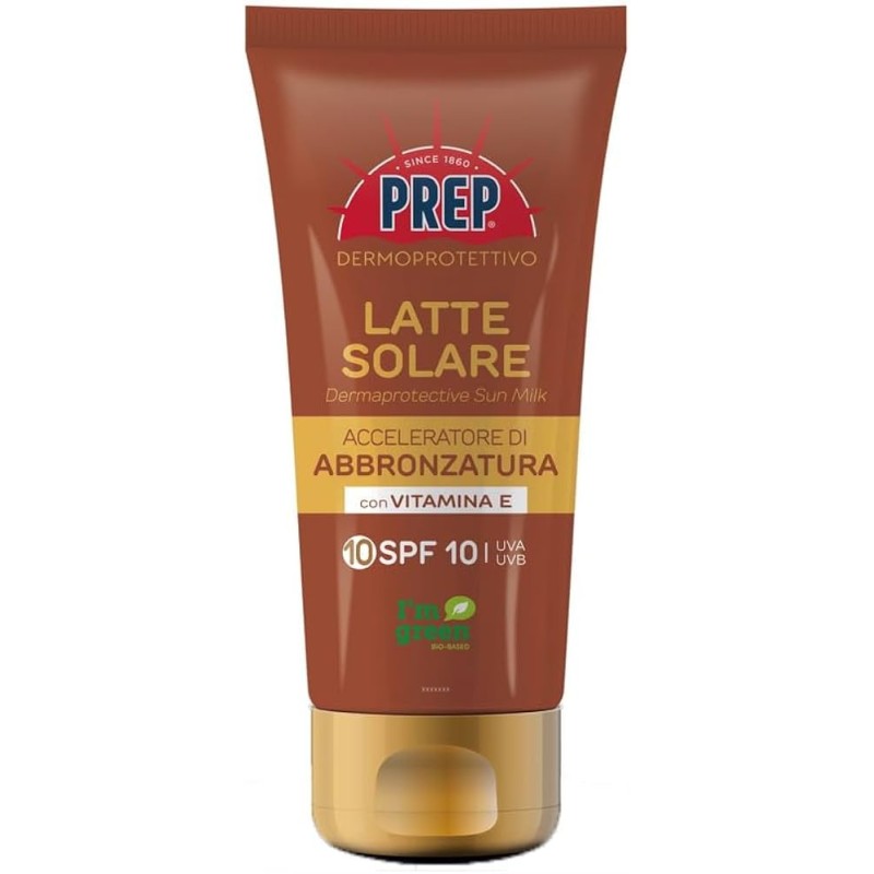 Prep - Dermoprotettivo - Latte Solare - Dermaprotective Sun Milk - Acceleratore Di Abbronzatura - Con Vitamina E