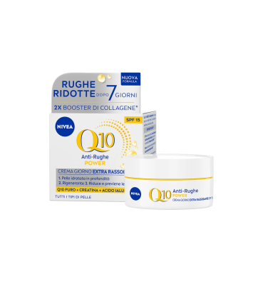 Nivea Q10 Anti-rughe Power Crema Giorno Extra Rassodante Spf15 Viso Antirughe Con Q10 50ml