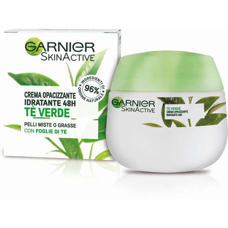 Crema Viso Idratante Opacizzante Con Té Verde Garnier 50ml