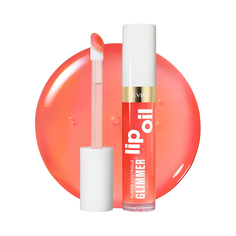 Revlon Gloss Super Lustrus Glimmer Lip Oil MISS CORAL 002