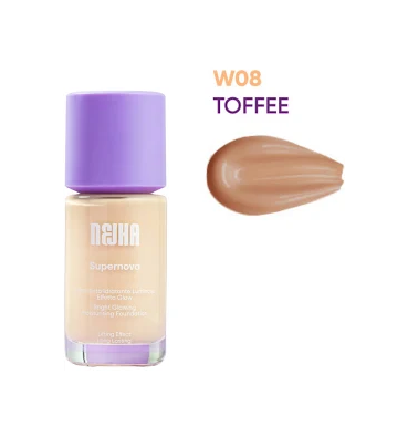 Nejha Fondotinta Supernova Idratante Luminoso Effetto Glow TOFFEE P08