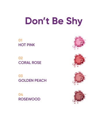 Nejha Blush in Polvere Don’t Be Shy HOT PINK 01