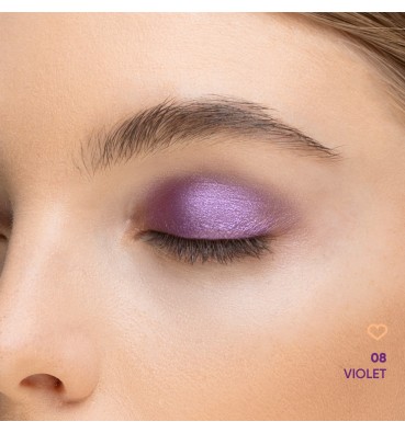 Nejha Ombretto in Polvere Partner in Eye VIOLET 08