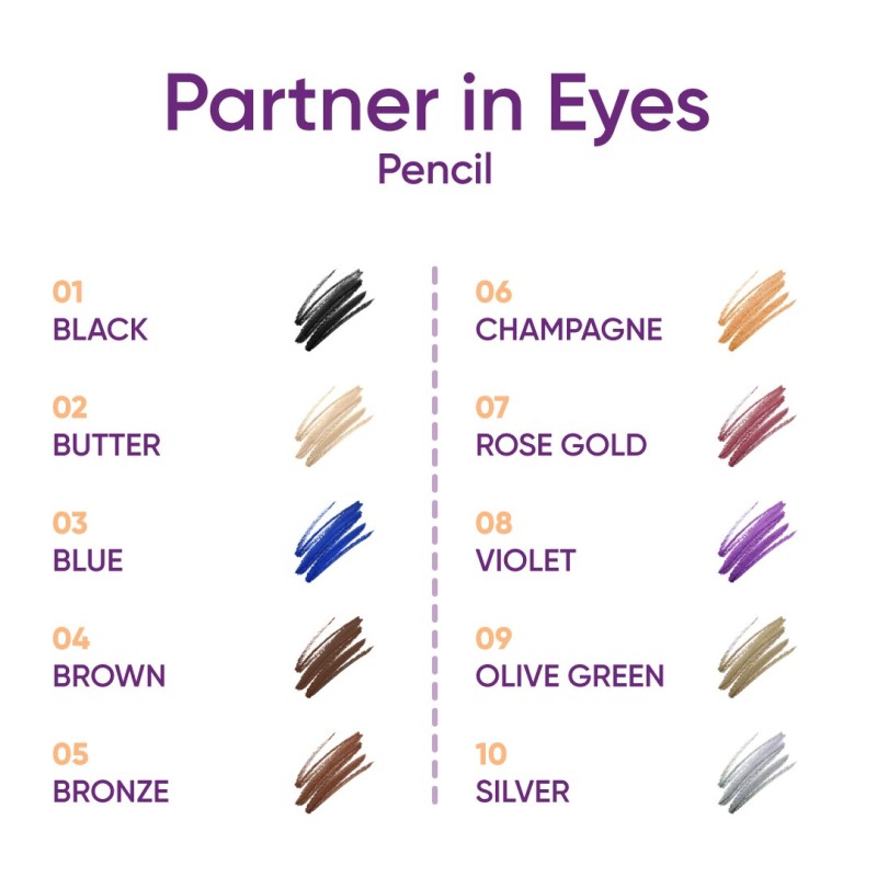 Nejha Matita Occhi Waterproof Partner in Eye Pencil BUTTER 02