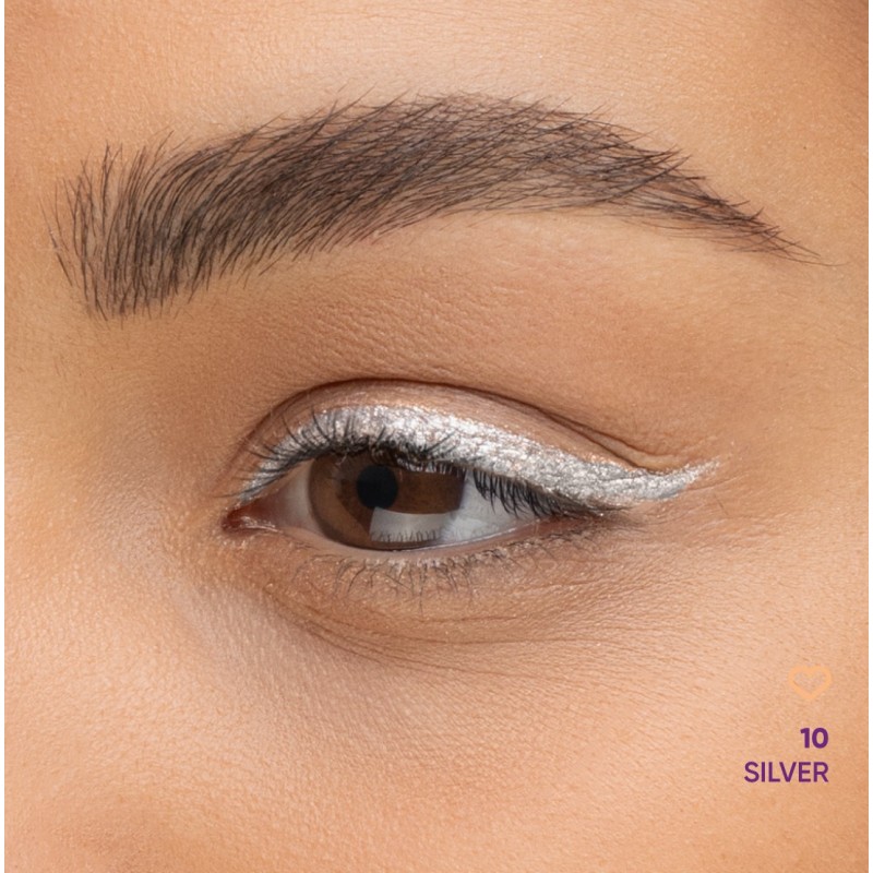 Nejha Matita Occhi Waterproof Partner in Eye Pencil SILVER 10