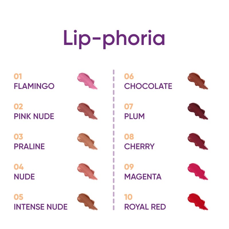 Nejha Rossetto Liquido Matt Lip-Phoria FLAMINGO 01