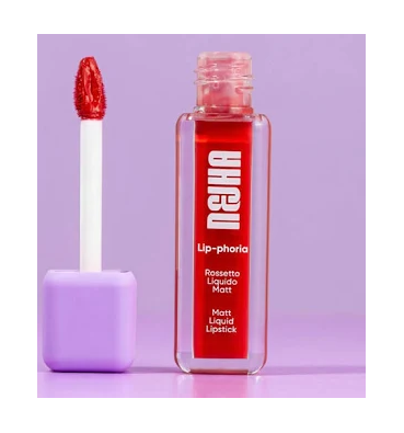 Nejha Rossetto Liquido Matt Lip-Phoria ROYAL RED 10