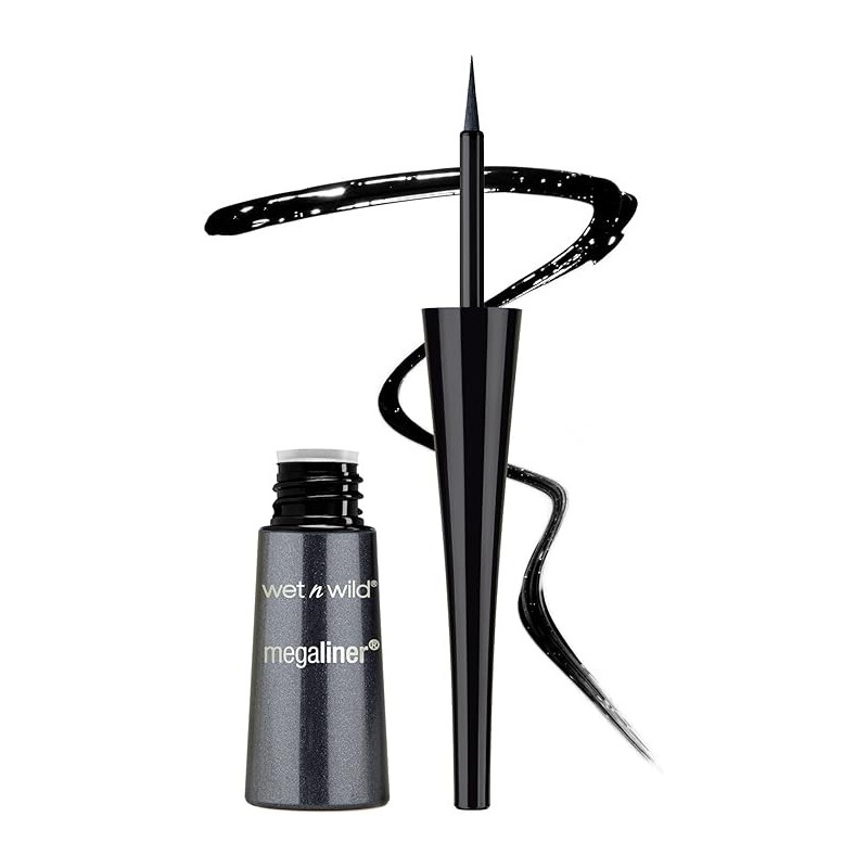 WET N WILD MegLainer Liquid Eyeliner BLACK.